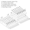 Azar Displays Clear 6 Compartment Divider Bin Cosmetic Tray with Tester Tray on Front and with Pushers, 2-Pack 225840-TESTER-6COMP-2PK - alternate 7